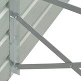 Verhoogde Plantenbak Staal Antraciet 400x80x77 cm - 35% Korting!