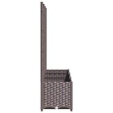 Plantenbak met Latwerk 120x40x136 cm Bruin - 29% Korting