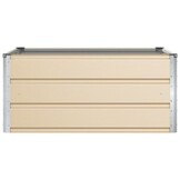Plantenbak Staal Ivoor 100x100x45 cm - 33% Korting