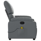 Verstelbare Massagestoel Kunstleer Grijs - 35% Korting!