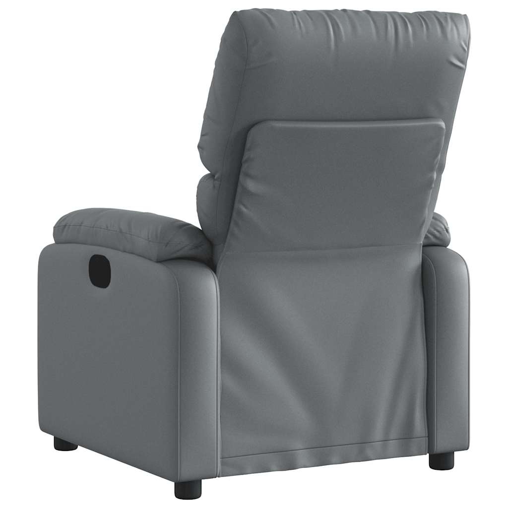 Verstelbare Massagestoel Kunstleer Grijs - 35% Korting!