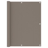 Balkonscherm 120x600cm Oxford Stof Taupe - 33% Korting