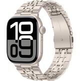 RVS Horlogeband Zwart-Goud voor Apple Watch - 76% Korting
