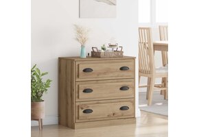 vidaXL Dressoir Artisan Eiken: 34% Korting - 70x35.5x67.5cm