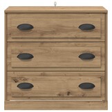 vidaXL Dressoir Artisan Eiken: 34% Korting - 70x35.5x67.5cm