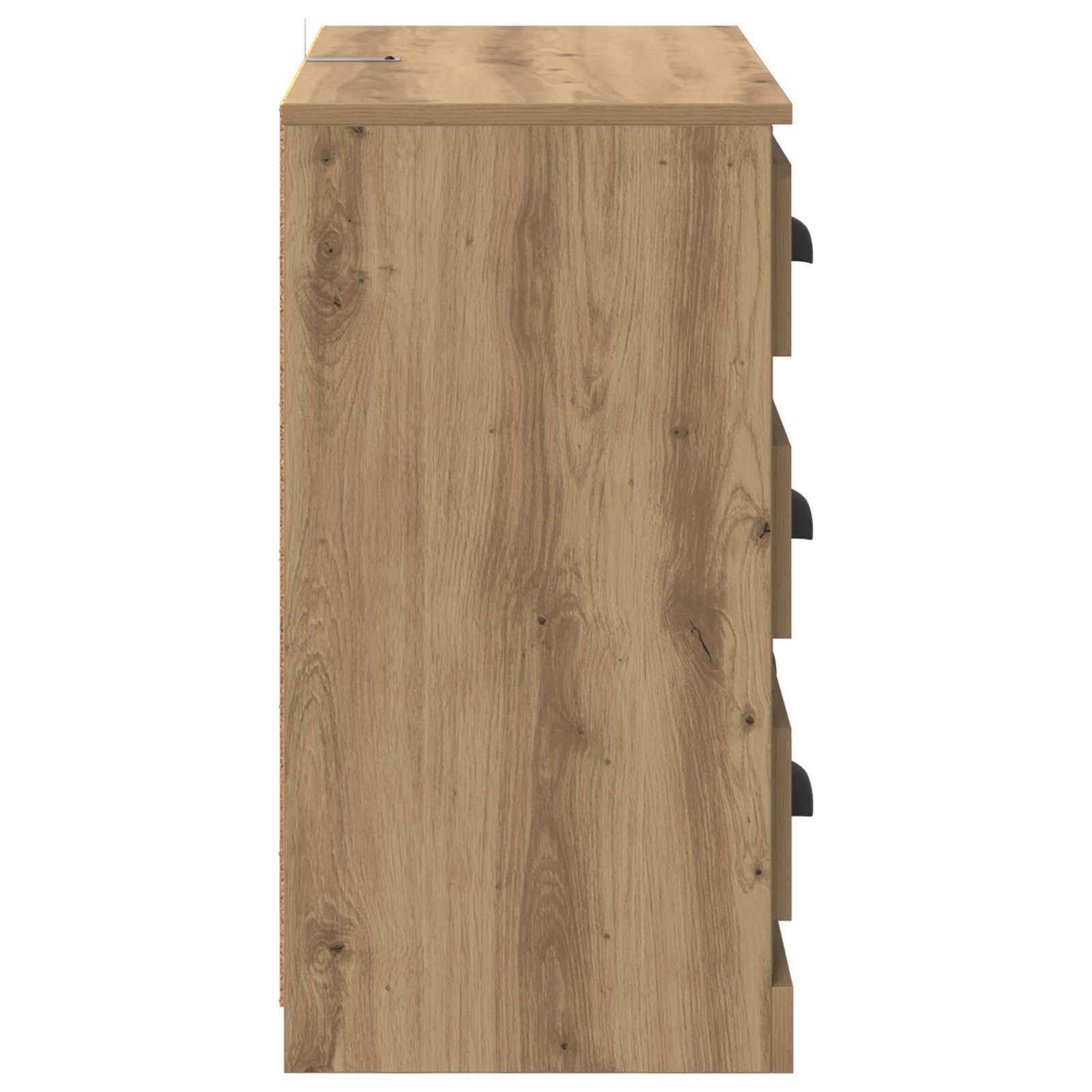 vidaXL Dressoir Artisan Eiken: 34% Korting - 70x35.5x67.5cm