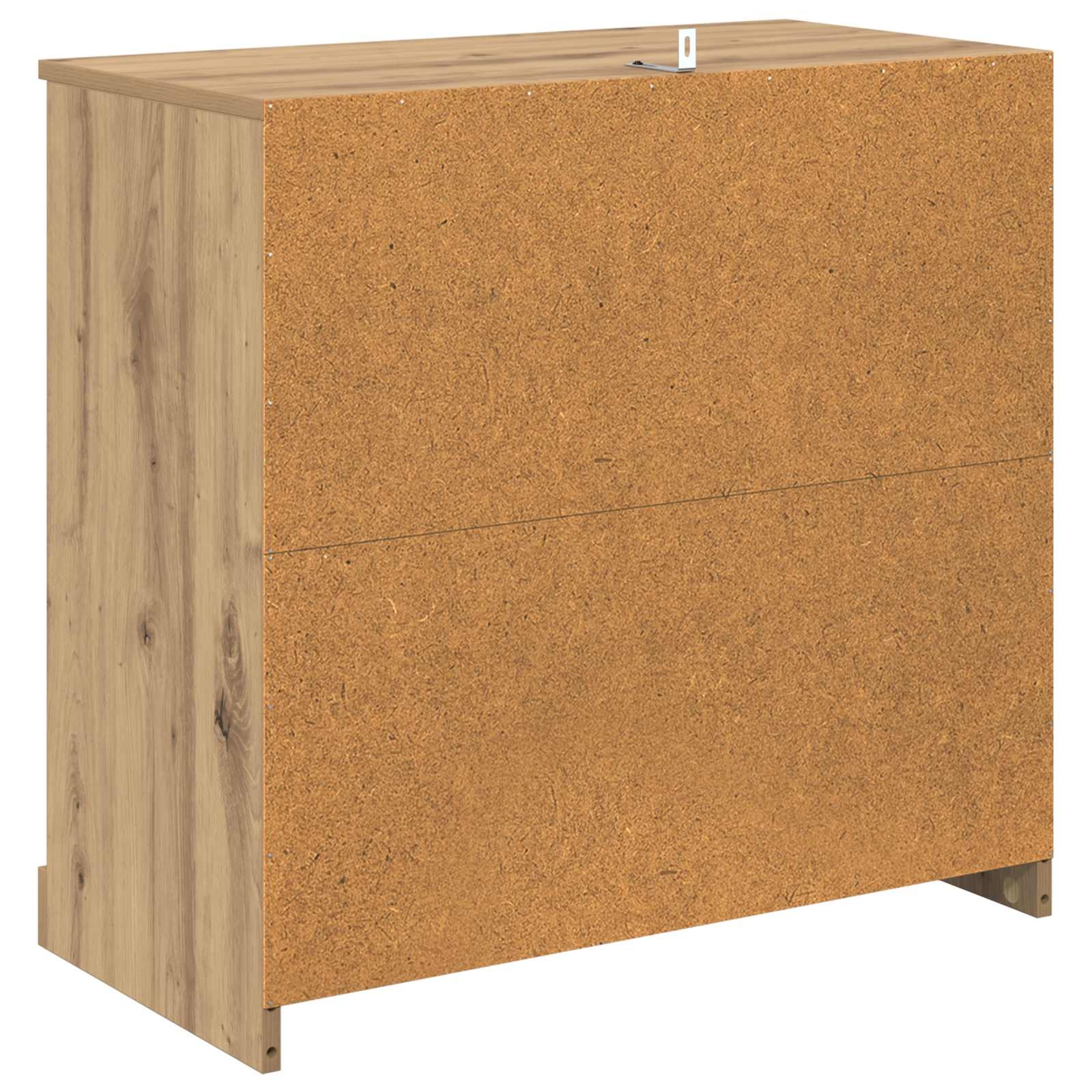 vidaXL Dressoir Artisan Eiken: 34% Korting - 70x35.5x67.5cm