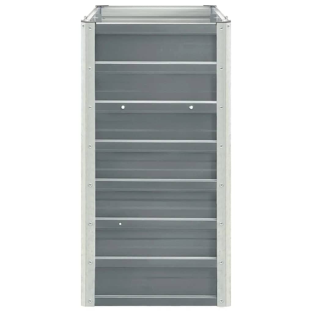 Verhoogde Plantenbak 240x40x77 cm Staal Grijs - 34% Korting