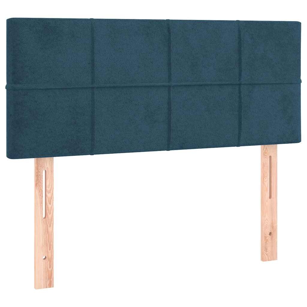Donkerblauw Hoofdbord 90x5x78/88 cm - 77% Korting