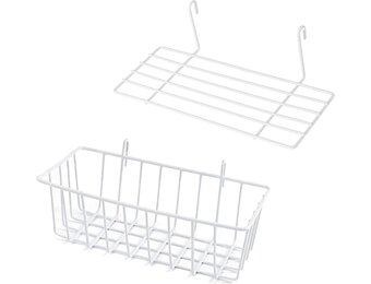 Rastermand & Plank Set (2 stuks) - Wandrek Organizer - 73% Korting!