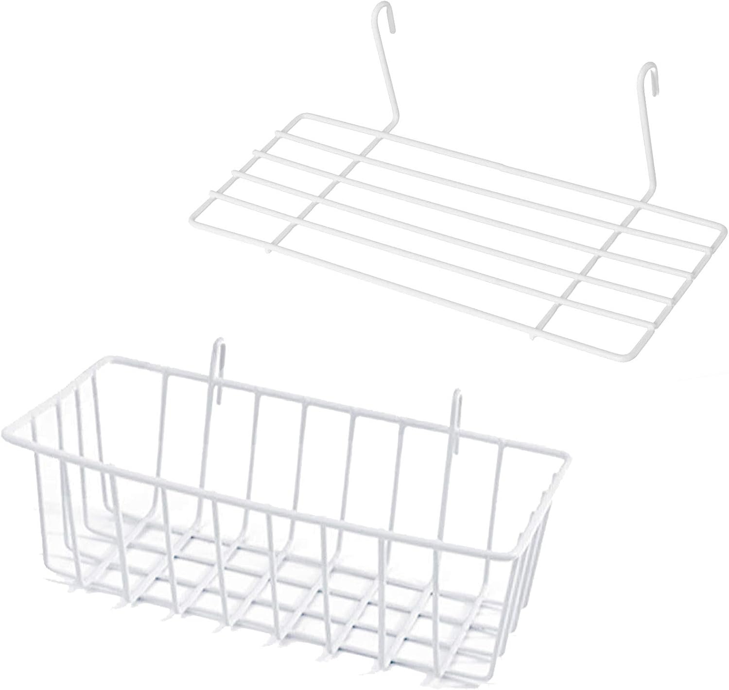 Rastermand & Plank Set (2 stuks) - Wandrek Organizer - 73% Korting!