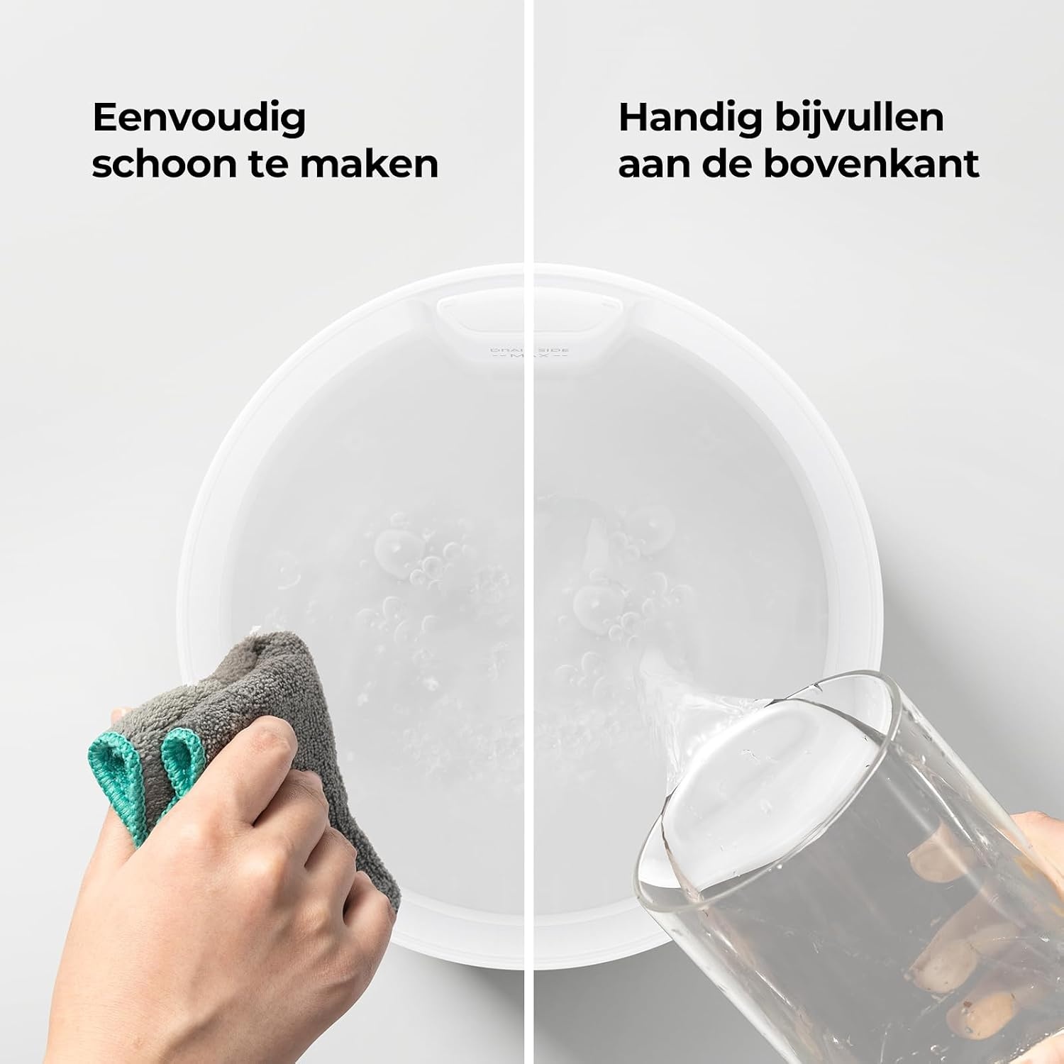 Luchtbevochtiger 1.8L Koele Nevel met Nachtlampje & Diffuser - 35% Korting!