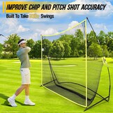 Golf Oefennet 3x2.1m - Geschikt voor Golf, Voetbal & Honkbal | 54% Korting