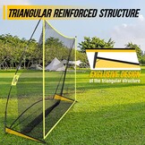 Golf Oefennet 3x2.1m - Geschikt voor Golf, Voetbal & Honkbal | 54% Korting