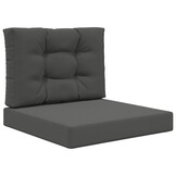 Buitenbankkussen Polyester Antraciet 60x60cm - 34% Korting