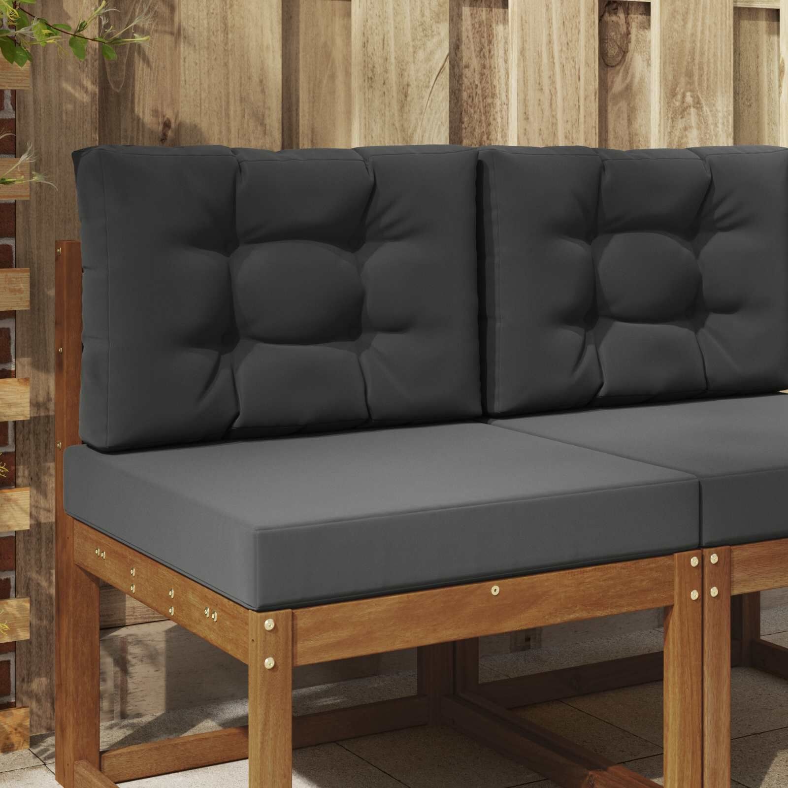 Buitenbankkussen Polyester Antraciet 60x60cm - 34% Korting