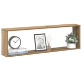 vidaXL Kubus Wandschappen van Bewerkt Hout - 4 Stuks - 29% Korting