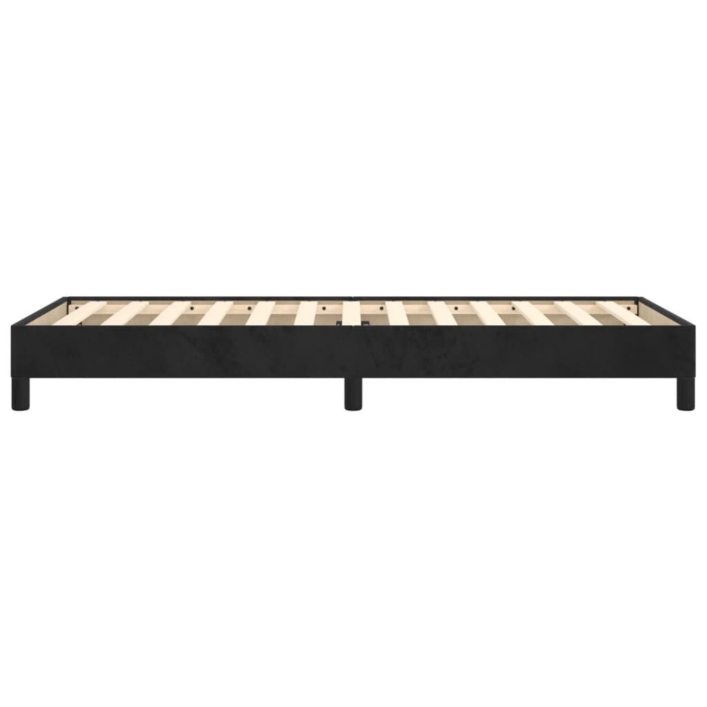 VidaXL Bedframe Fluweel Zwart 80x200 cm - 54% Korting