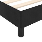 VidaXL Bedframe Fluweel Zwart 80x200 cm - 54% Korting
