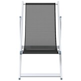 2x Inklapbare Strandstoelen Grijs - Aluminium/Textileen (54% Korting)