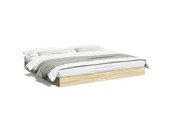 Eikenkleurig Bedframe 180x200 cm - 35% Korting