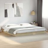 Eikenkleurig Bedframe 180x200 cm - 35% Korting