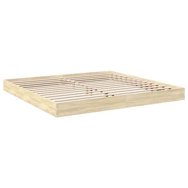 Eikenkleurig Bedframe 180x200 cm - 35% Korting
