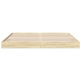 Eikenkleurig Bedframe 180x200 cm - 35% Korting