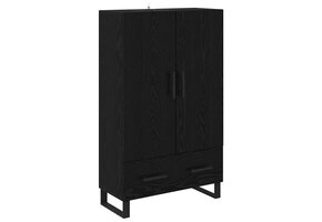 Highboard Zwart Eiken - Ruime Opbergkast met 54% Korting