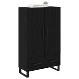 Highboard Zwart Eiken - Ruime Opbergkast met 54% Korting