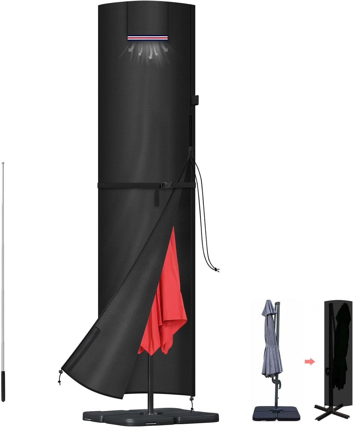 Waterdichte Parasolhoes 240x58cm - 32% Korting