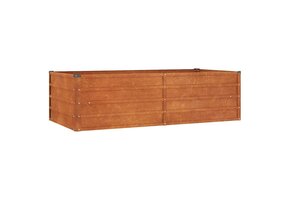 Plantenbak Cortenstaal 160x80x45 cm - 34% Korting