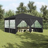 Partytent Antraciet 400x400cm met 8 zijwanden - 35% Korting