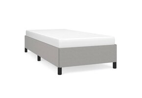 Lichtgrijs Bedframe van Stof (90x200 cm) - 34% Korting