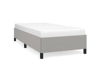 Lichtgrijs Bedframe van Stof (90x200 cm) - 34% Korting