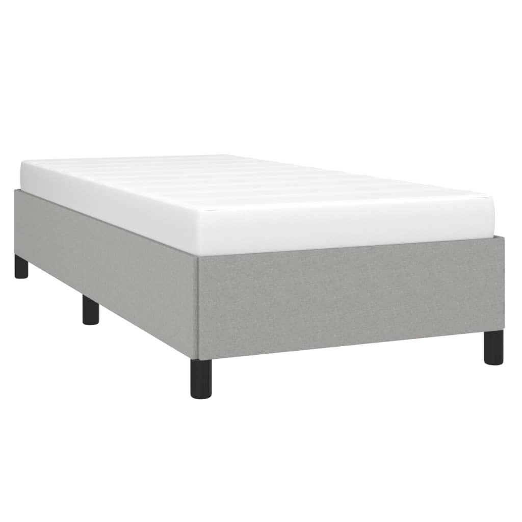 Lichtgrijs Bedframe van Stof (90x200 cm) - 34% Korting
