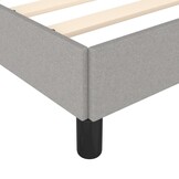 Lichtgrijs Bedframe van Stof (90x200 cm) - 34% Korting