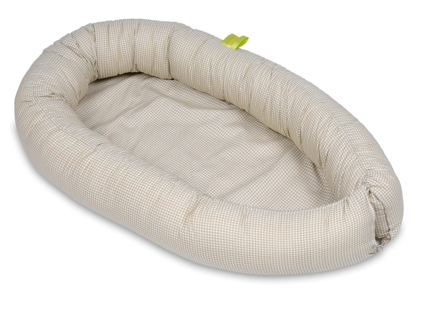 Babynestje Beige Geruit Katoen 59% Korting (0-8 mnd)