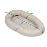 Babynestje Beige Geruit Katoen 59% Korting (0-8 mnd)