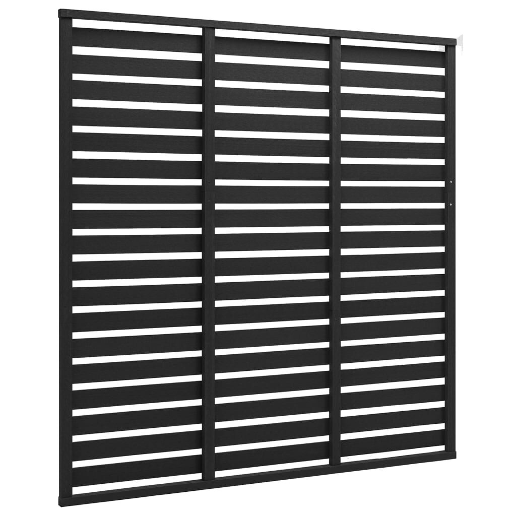 Zwart Schuttingpaneel 180x180 cm HKC - 35% Korting!
