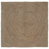 Grijs Jute Vloerkleed 120x120 cm - 34% Korting
