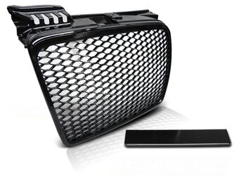 Glanzend Zwart RS-Stijl Frontrooster Audi A4 B7 (2004-2008) - 54% Korting