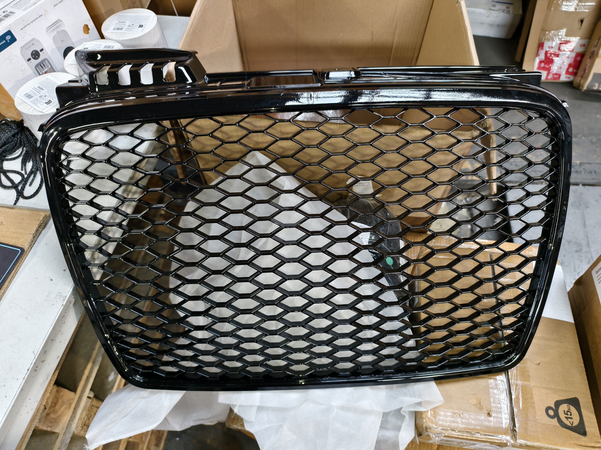 Glanzend Zwart RS-Stijl Frontrooster Audi A4 B7 (2004-2008) - 54% Korting