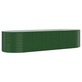 Plantenbak Gegalvaniseerd Staal Groen 322x100x68 cm - 35% Korting