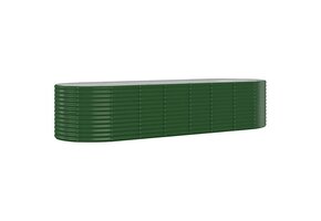 Plantenbak Gegalvaniseerd Staal Groen 322x100x68 cm - 35% Korting