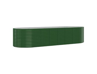 Plantenbak Gegalvaniseerd Staal Groen 322x100x68 cm - 35% Korting