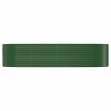 Plantenbak Gegalvaniseerd Staal Groen 322x100x68 cm - 35% Korting
