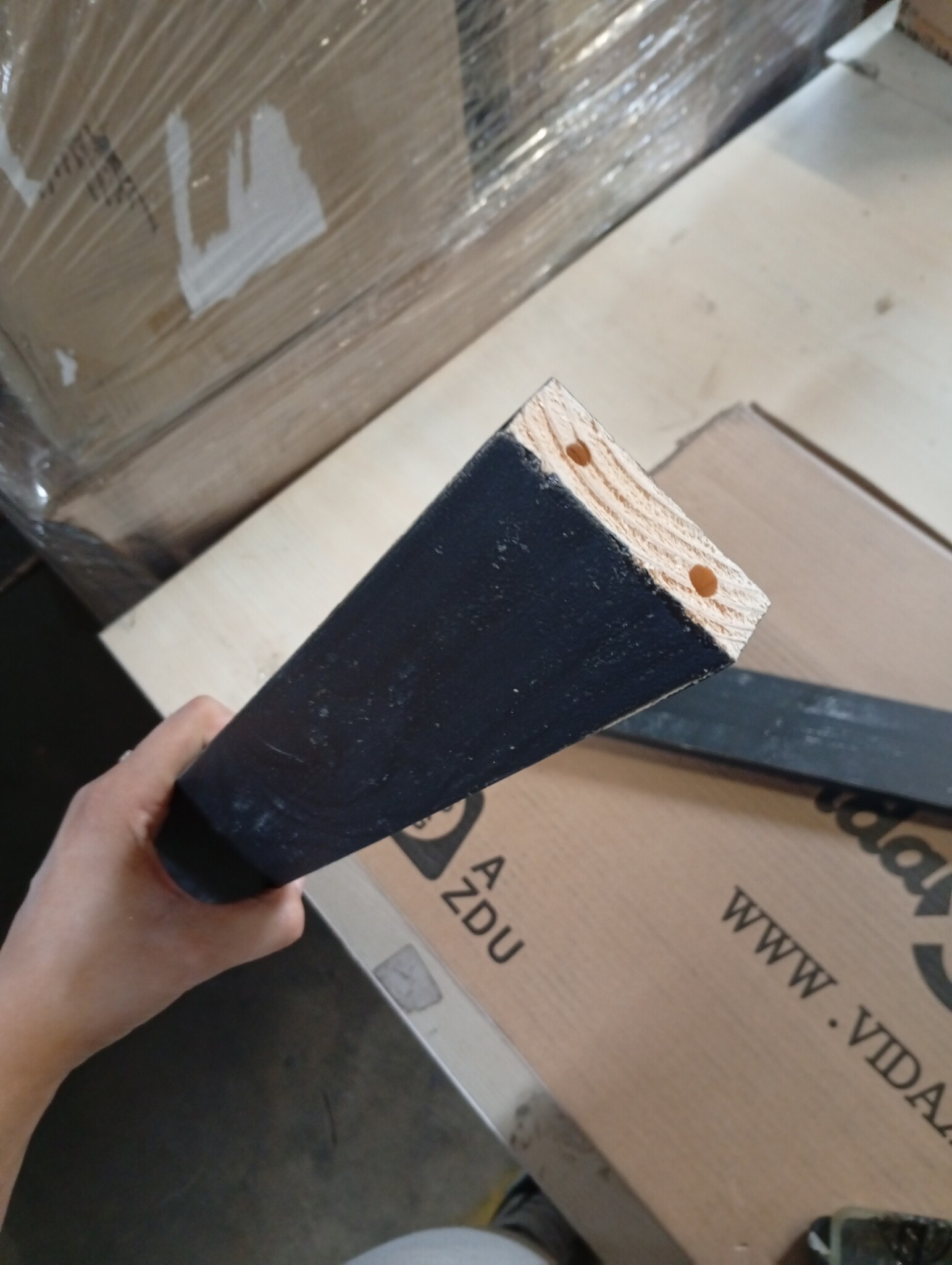 Plantenbak Grenenhout Zwart 70x70x70 cm - 53% Korting