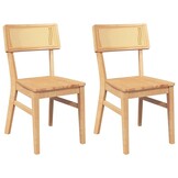 Eetkamerstoelen Massief Hout (2 stuks) - 35% Korting