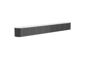 Plantenbak Staal Antraciet 332x40x36 cm - 34% Korting